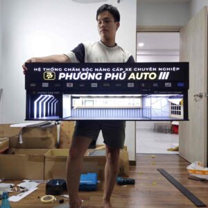 Professional Car Care Center Diorama – Phương Phú Auto Edition